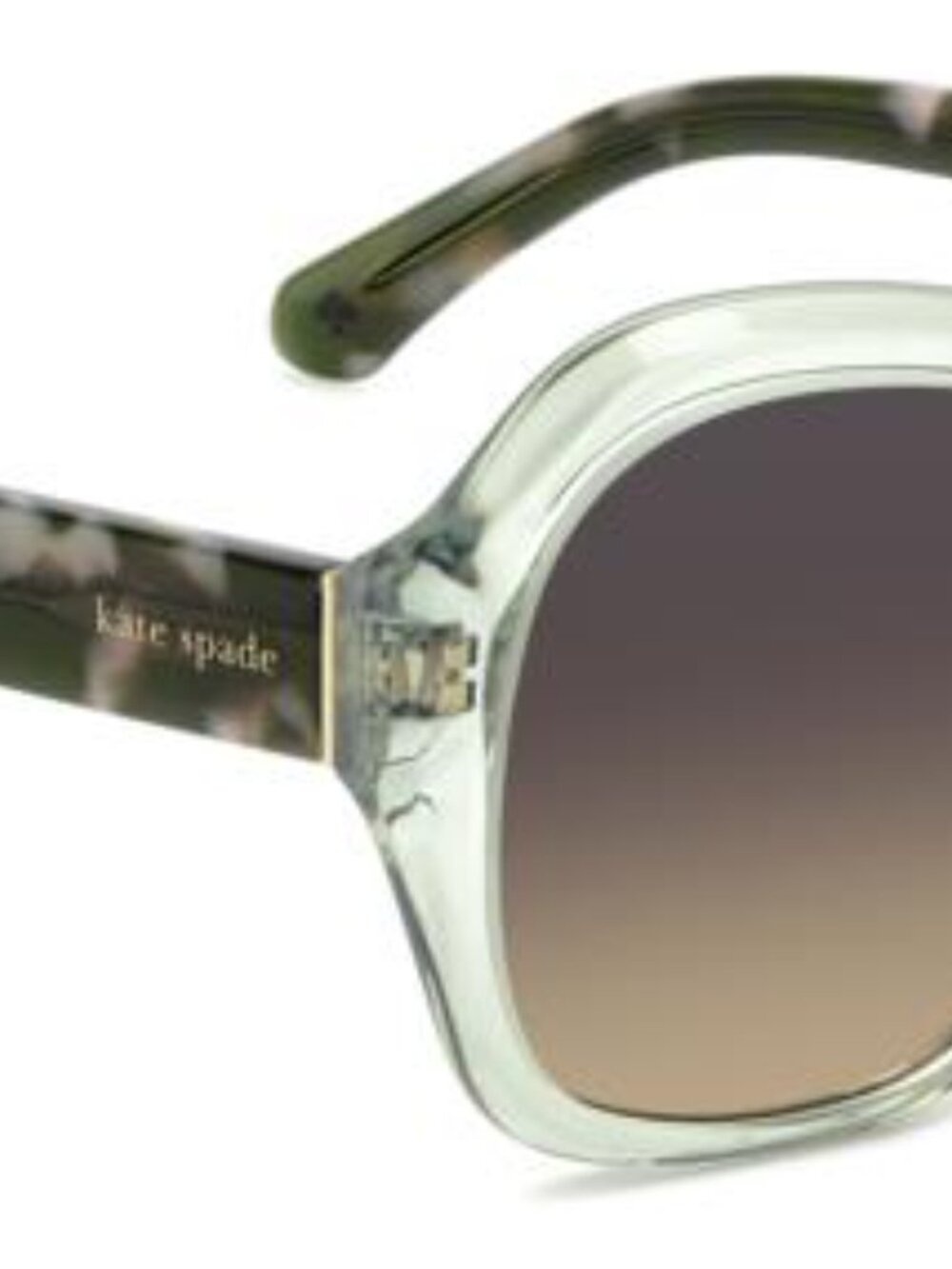 NEW KATE SPADE LOTTIE/G/S 01EDPR GREEN BROWN LENS AUTHENTIC SUNGLASSES S spect_f - Picture 4 of 5